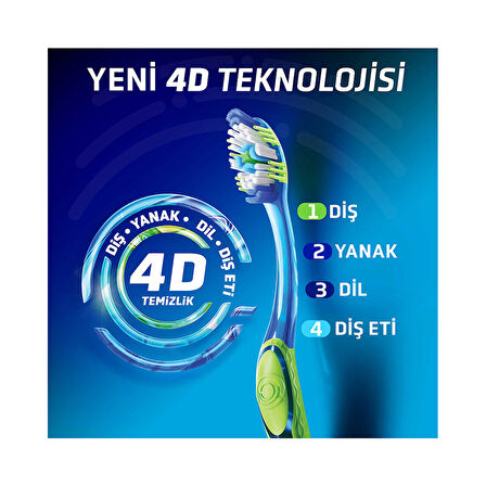 Signal Ultra Clean Expert 4D Clean Diş Fırçası Orta