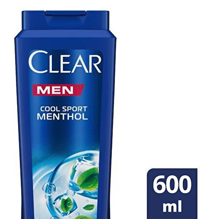 Clear Men Şampuan Cool Sport Mentol 600 Ml
