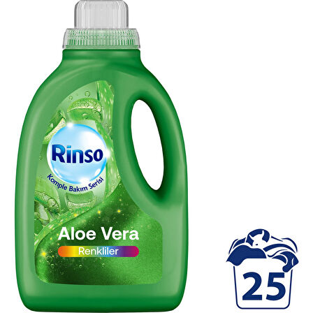 Rinso Sıvı Çamaşır Deterjanı Komple Bakım Serisi Aloe Vera Renkliler Için 1.5 L