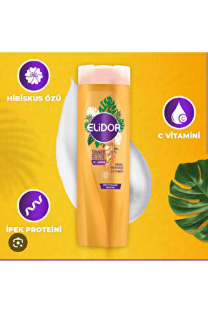 Elidor ELİDOR SUMMER RESCUE S.O.S. ŞAMPUAN HİBİSKUS İPEK PROTEİNİ & C VİTAMİNİ 400 ML