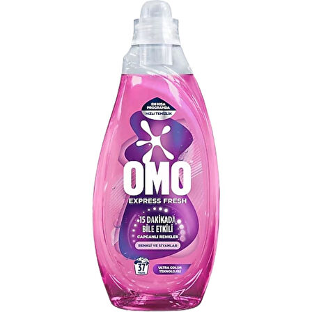 Omo Express Fresh Capcanlı Renkler Renkliler ve Siyahlar için Sıvı Deterjan 1.48 lt