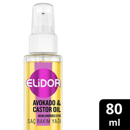Elidor Saç Bakım Serumu Avokado Castor Oil 80 Ml