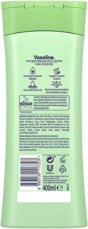 Vaseline Intensive Aloe Vera Ferahlığı Yatıştırıcı ve Rahatlatıcı Losyon 400 ml