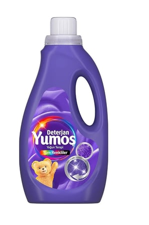Yumoş Sıvı Deterjan 1500 ml Tüm Renkliler 2 li