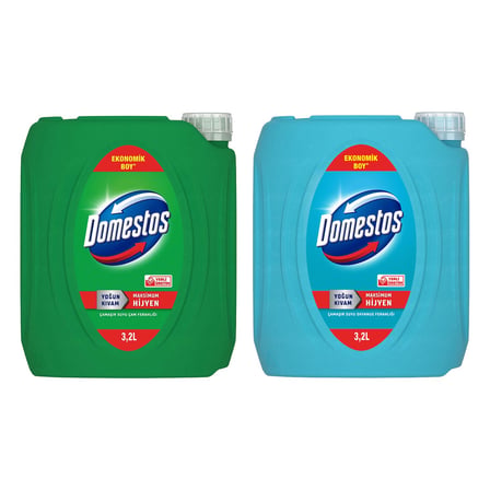 Domestos Çamaşır Suyu 3240 ml Çam ve Okyanus Ferahlığı 2 li Set