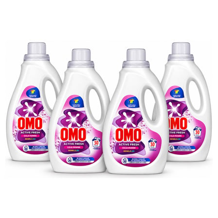 Omo Sıvı Deterjan 1500 ml Renkliler 4 lü