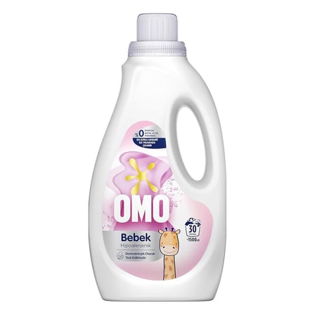 Omo Bebek Sıvı Çamaşır Deterjanı 1500 ml x 6 Adet