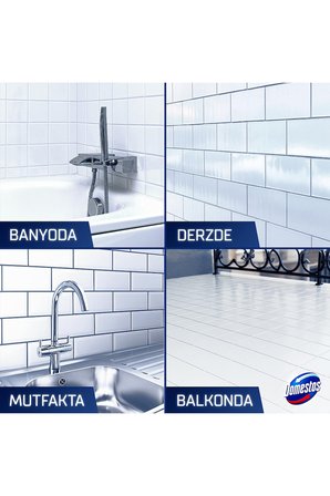 Domestos Köpük Gücü Derz Temizleyici 450 ml x3
