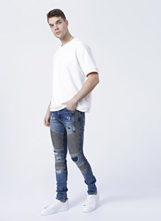 Aeropostale  Skinny Fit Koyu İndigo Erkek Denim Pantolon I-EDPK119