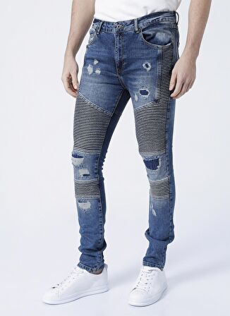 Aeropostale  Skinny Fit Koyu İndigo Erkek Denim Pantolon I-EDPK119