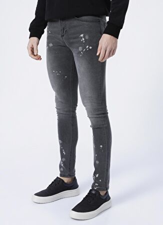 Aeropostale  Skinny Fit Antrasit Erkek Denim Pantolon I-EDPK120