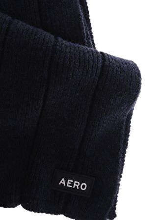 Aeropostale Aero-Br-Set02     Lacivert Erkek Atkı Bere Eldiven Tk