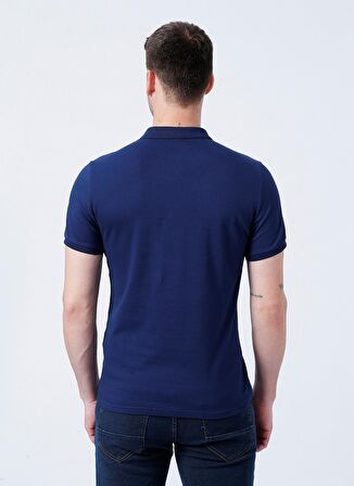 Fabrika Polo Yaka Düz Lacivert Erkek T-Shirt LEGOLAS Y