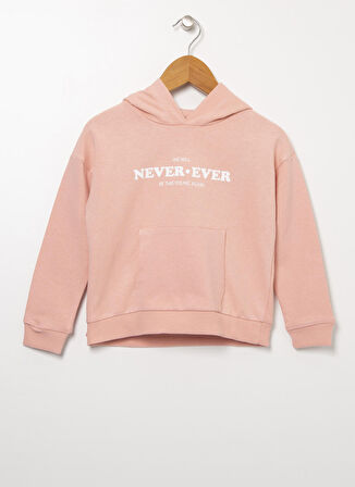 Limon Baskılı Kız Çocuk Pembe Sweatshırt BASIC GIRL 170