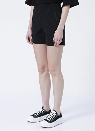 Black On Black Kadın Kısa Siyah Şort K-RAYON