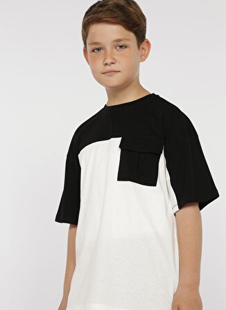 Limon Desenli Siyah Erkek Çocuk T-Shirt BLOCK BOY