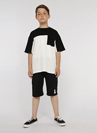 Limon Desenli Siyah Erkek Çocuk T-Shirt BLOCK BOY