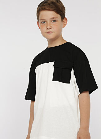 Limon Desenli Siyah Erkek Çocuk T-Shirt BLOCK BOY