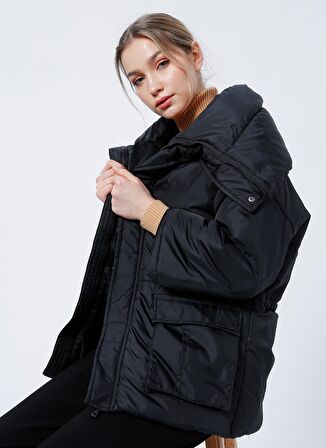 Fabrika Siyah Kadın Mont LF-160309