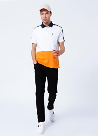 Fabrika Sports Polo Yaka Düz Ekru Erkek T-Shirt S-HERNE