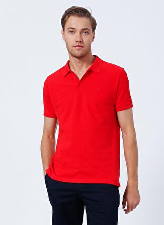 Fabrika Comfort Düz Kırmızı Erkek Polo T-Shirt NOBRO K CEPSIZ
