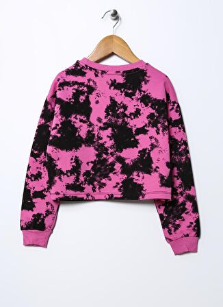 Funky Rocks Batik Kız Çocuk Pembe Sweatshırt PRG-18