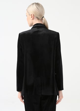 Fabrika Boyfriend Siyah Kadın Ceket CHR-2