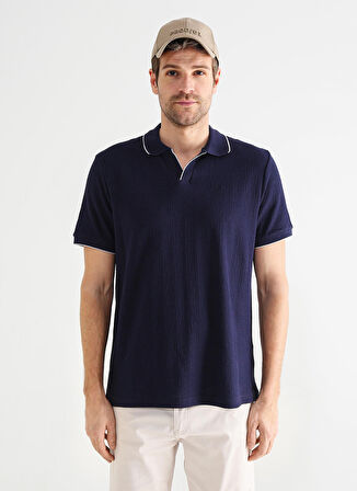 Fabrika Comfort Düz Lacivert Erkek Polo T-Shirt CM SERIUS