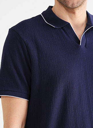 Fabrika Comfort Düz Lacivert Erkek Polo T-Shirt CM SERIUS
