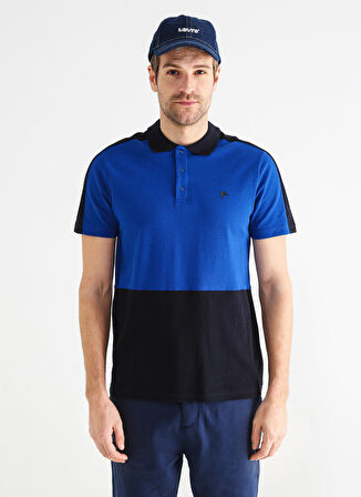 Fabrika Sports Polo Yaka Düz Lacivert Erkek T-Shirt AIDEN