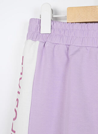 Aeropostale Lila Kız Çocuk Baskılı Şort 23SAG-78