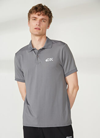 Discovery Expedition Antrasit Erkek Polo Yaka Kısa Kollu Polo T-Shirt IMAGE