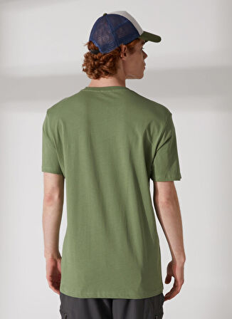 Discovery Expedition Haki Erkek Bisiklet Yaka Kısa Kollu Relaxed Baskılı T-Shirt HOLDEN