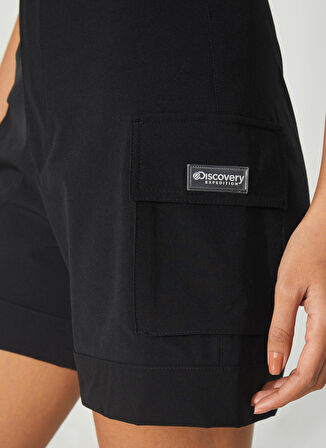 Discovery Expedition Siyah Kadın Kargo Şort W-SABRINA