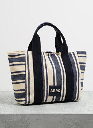 Aeropostale Lacivert Kadın 38x27x15 Plaj Çantası PLAJ-USTER