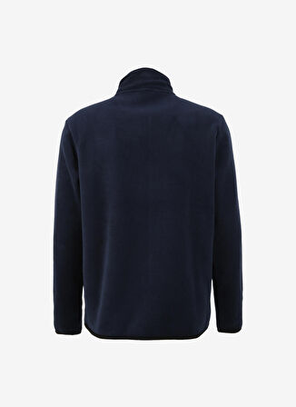 Lacivert Erkek Kapüşonlu Polar Sweatshırt D3WM-SWT2