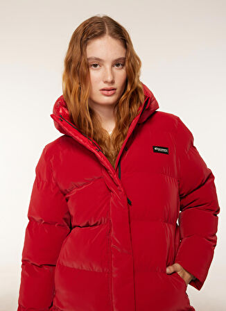 New Brand Kırmızı Kadın Mont W-MIXI