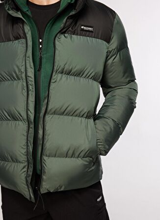 New Brand Koyu Yeşil - Siyah Erkek Mont D3WM-MNT20