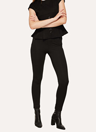 Black On Black Normal Bel Standart Siyah Kadın Pantolon B3WL-PNT20