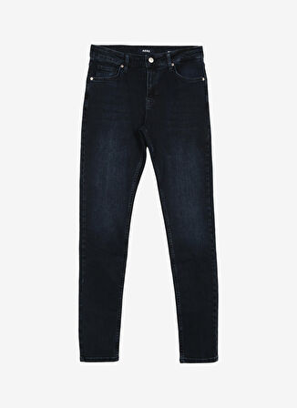 Aeropostale Koyu İndigo Düz Erkek Slim Fit Denim Pantolon A3WM-PNT4