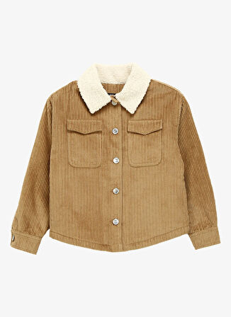 Caterpillar Deve Tüyü Kız Çocuk Basic Ceket C3WG-MNT02