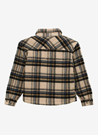 Bej - Lacivert Erkek Çocuk Gömlek D3WB-GML1