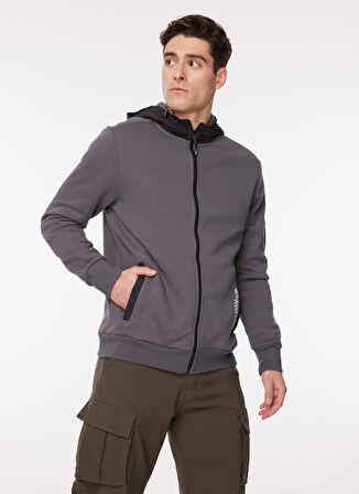 Discovery Expedition Antrasit Erkek Dik Yaka Sweatmont D3WM-SWT20