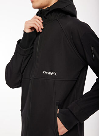 Siyah Erkek Kapüşonlu Sweatmont D3WM-SWT19