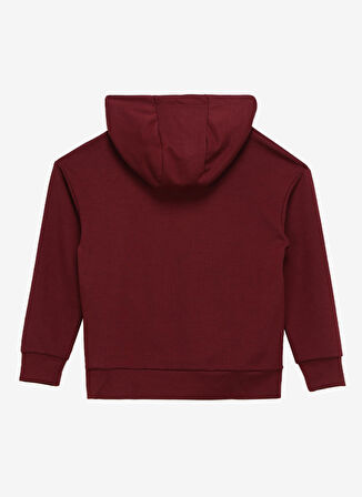 Mürdüm Erkek Çocuk Kapüşonlu Oversize Sweatshirt D3WB-SWT13