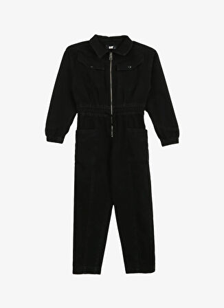 Caterpillar Siyah Kız Çocuk Standart Fit Tulum C3WG-TLM01