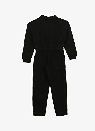 Caterpillar Siyah Kız Çocuk Standart Fit Tulum C3WG-TLM01