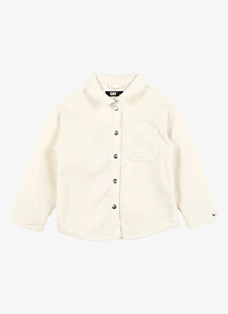 Caterpillar Ekru Kız Çocuk Relaxed Fit Gömlek C3WG-GML01