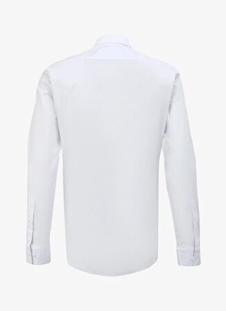 Fabrika Beyaz Erkek Slim Fit Gömlek F4SM-GML 1003