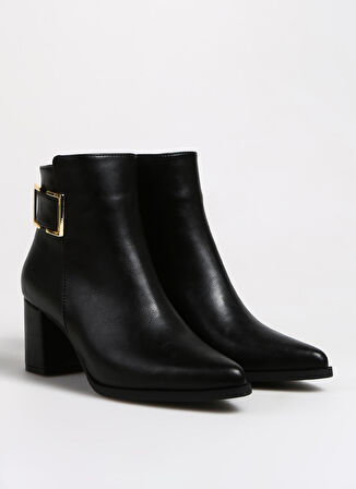 F By Fabrika Siyah Kadın Topuklu Bot HAYLE